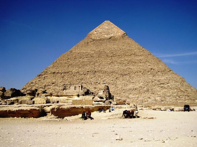 11 Chefren piramide met dodentempel