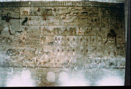 Chnumhotep op de zijwand