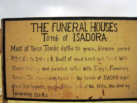 1 Tombe van de lady Isadora