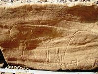 089 Kalabsha prehistorische stenen met afbeeldingen