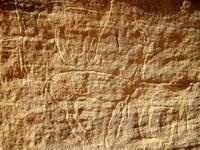 090 Kalabsha prehistorische stenen met afbeeldingen