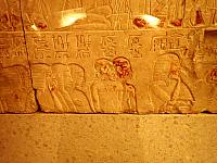 Deel van een muur uit een tombe, tonend een begrafenis processie, Sakkara graf van Ptahemhet (Kalksteen)