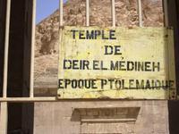 Deir-el-Medina, de tempel