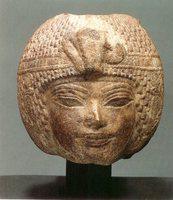 15 Kopje van een knielbeeld van Amenhotep III