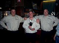 2006 Het kampioensteam van BC Stokkers, met vlnr André Willem en Peter