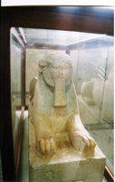 74.Sfinx van Hatsjepsoet vooraanzicht Museum Cairo