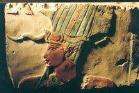 022. Relief uit de tempel van Deir-el Bahari van Toetmosis II