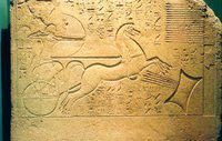 115. Amenhotep II op zijn strijdwagen 19-05-04