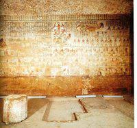 Zuidwand van het graf Chnumhotep